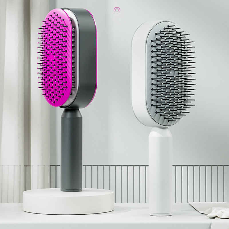 3D Self-Cleaning Scalp Massage Hair Brush for Women