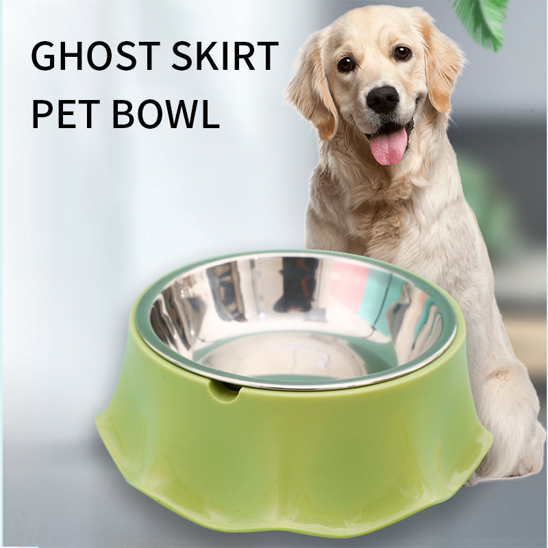 Stainless Steel Pet Food & Water Bowl with Non-Slip Base