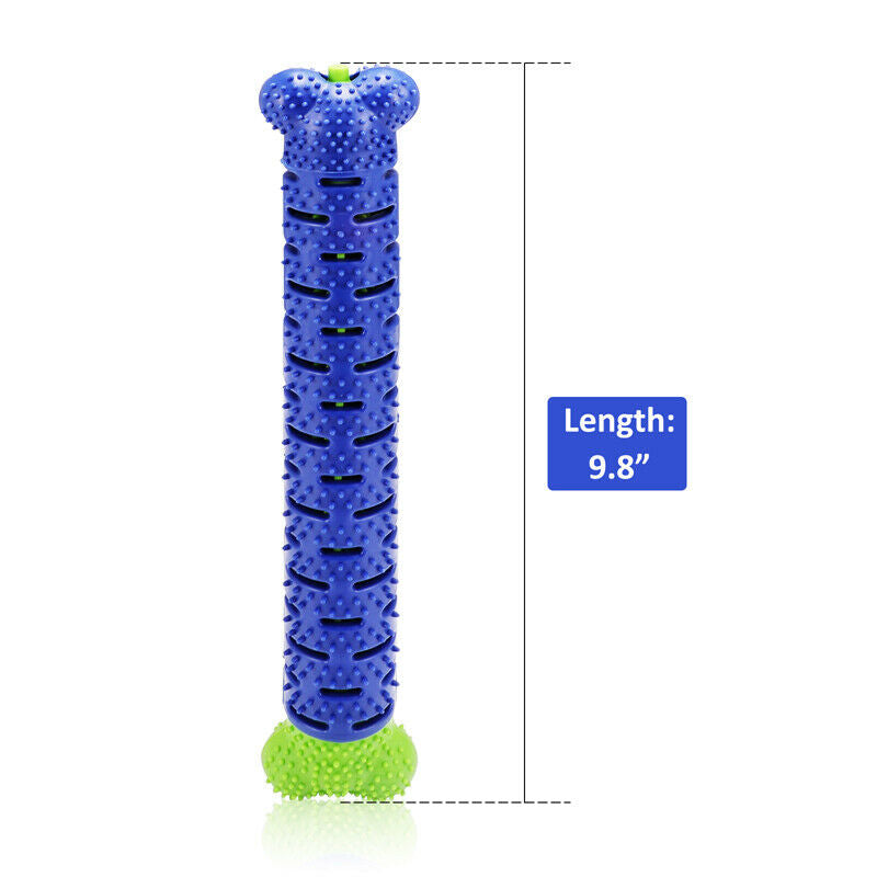 Silicone Dog Chew Toothbrush Toy – Molar Cleaning & Dental Care Stick