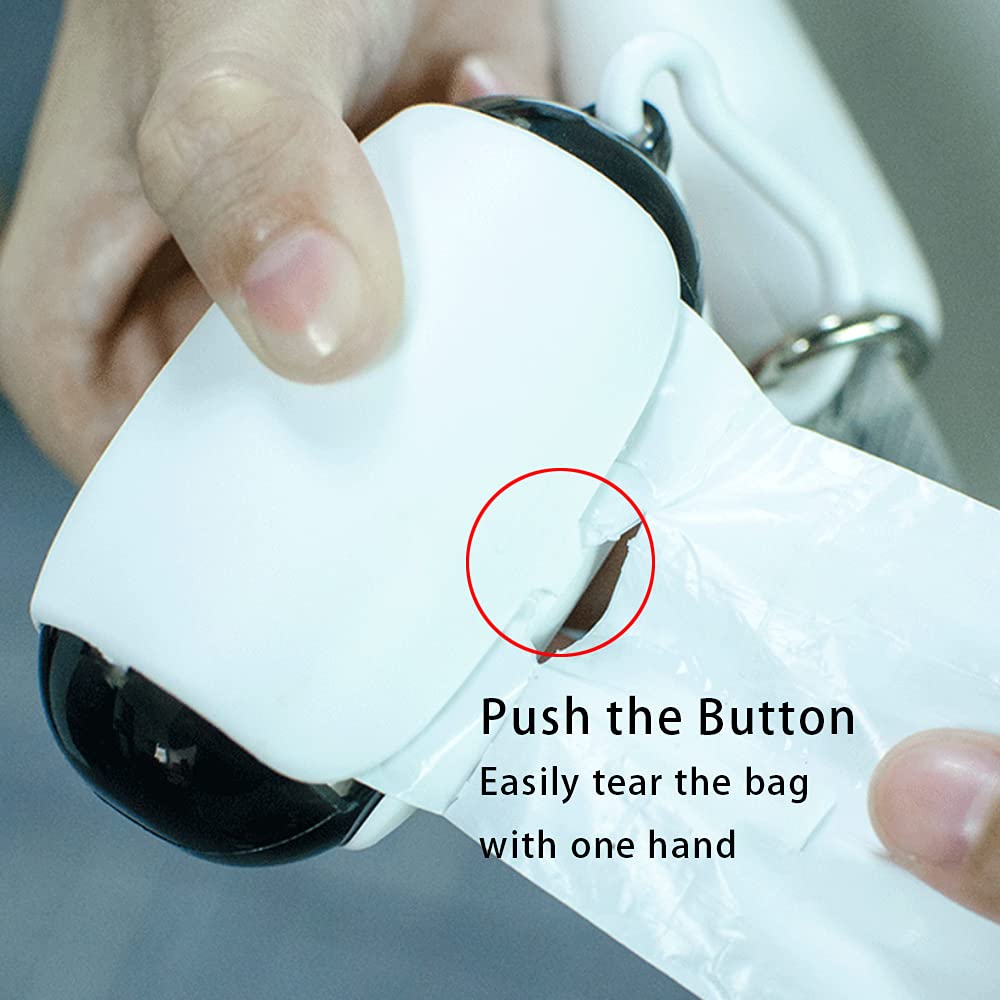 Dog Poop Bag Holder & Dispenser – Space Capsule Design with Leash Clip
