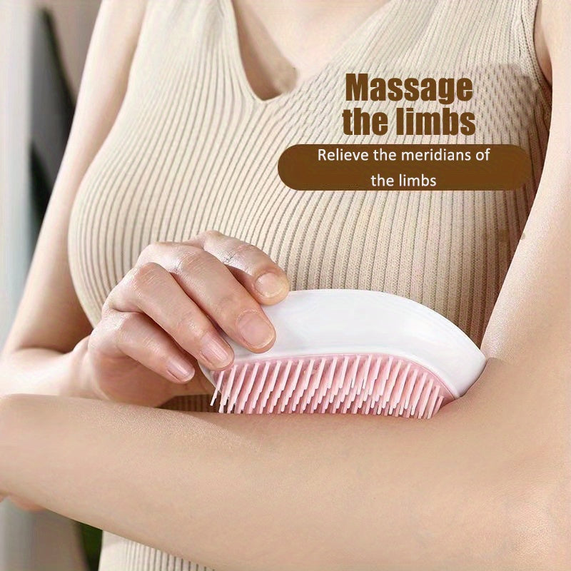 Portable Electric Scalp Comb Massage Tool – High-Frequency Vibration Head Massager
