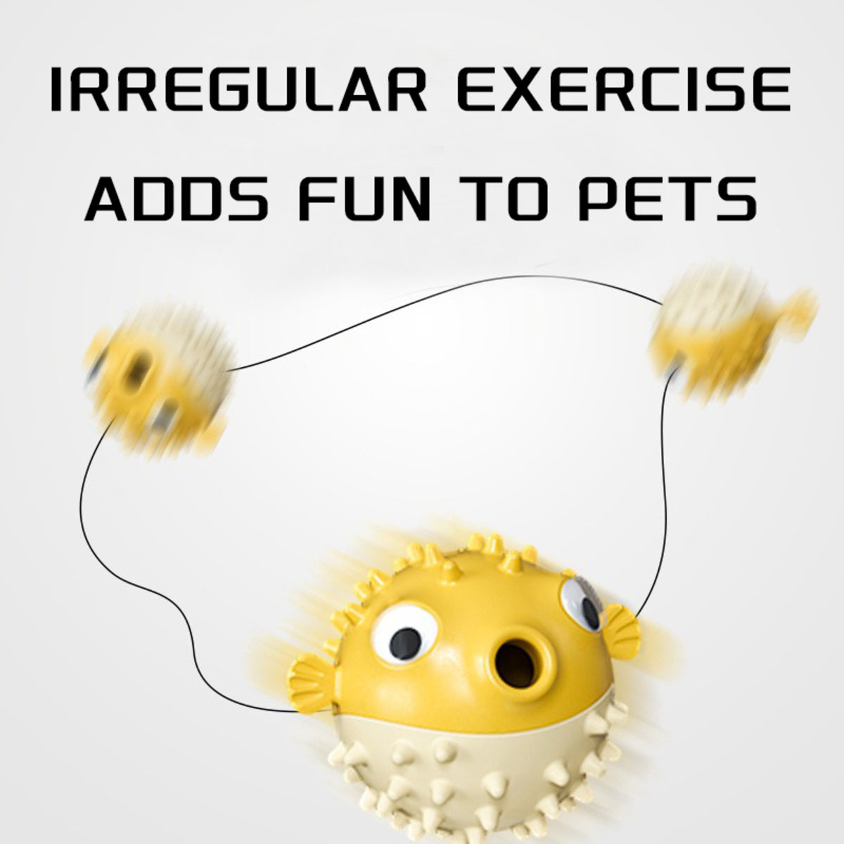 Fish Shape Squeaky Chew Toy for Dogs