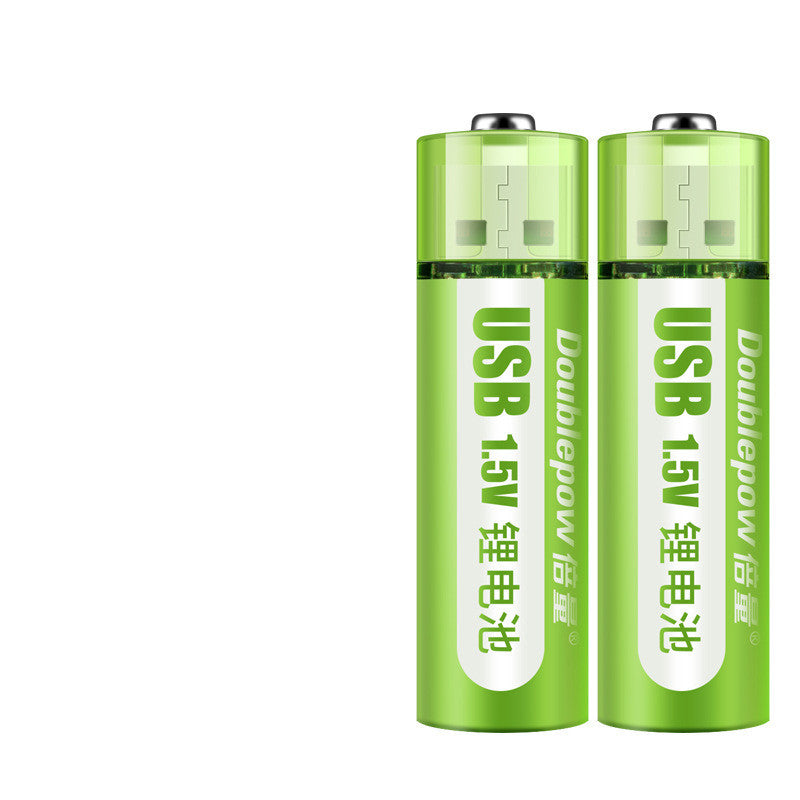 USB Rechargeable AA & AAA Lithium Batteries – 1.5V Constant Voltage