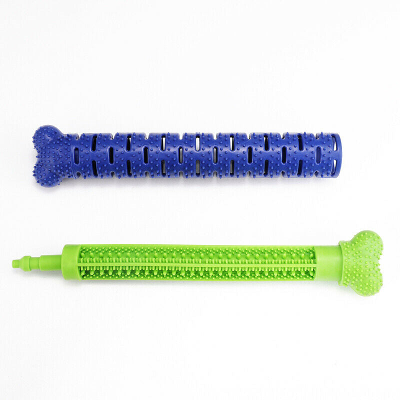 Silicone Dog Chew Toothbrush Toy – Molar Cleaning & Dental Care Stick