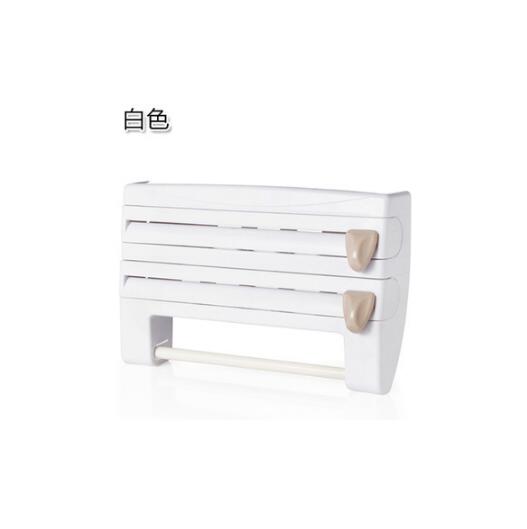 Kitchen Roll Holder Dispenser – 4-In-1 Foil, Film & Tissue Organizer