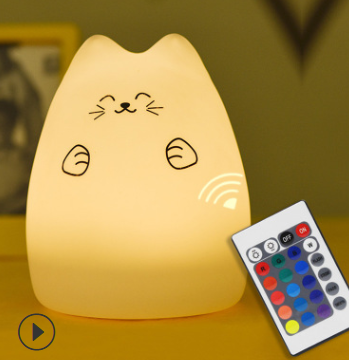 LED Touch Sensor Night Light – Silicone Lamp for Kids’ Bedroom