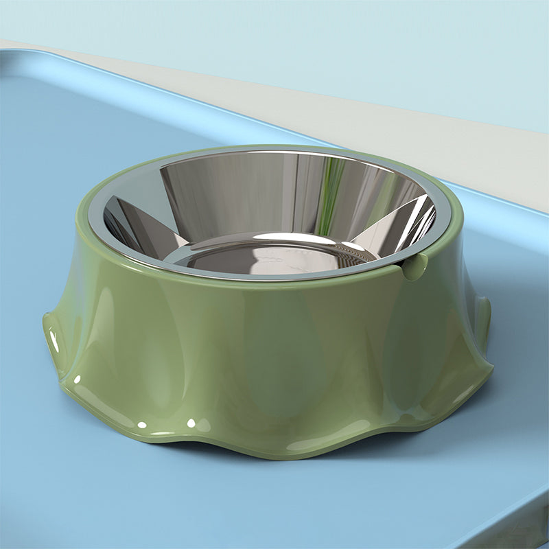 Stainless Steel Pet Food & Water Bowl with Non-Slip Base