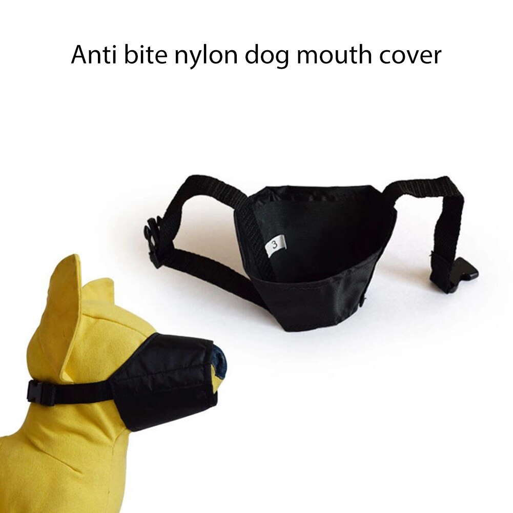 Adjustable Soft Nylon Dog Muzzle