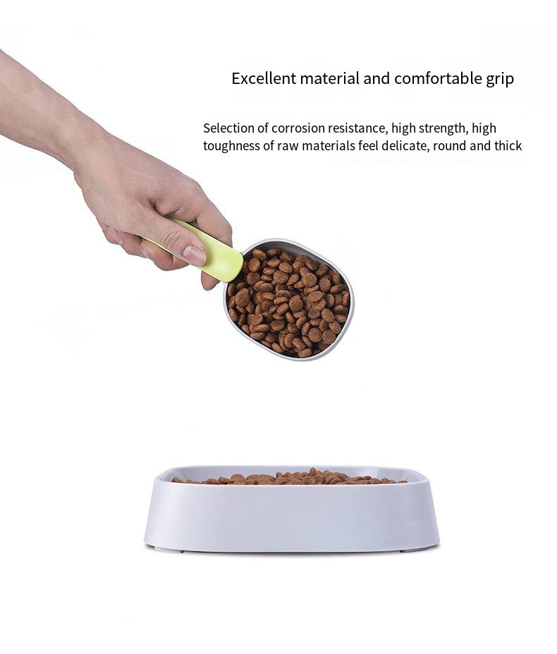 Pet Food Scoop with Bag Clip – 1 Cup Measuring Scoop for Dogs & Cats