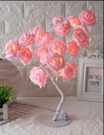 LED Rose Tree Lamp – Small Decorative Table Lamp for Home & Bedroom