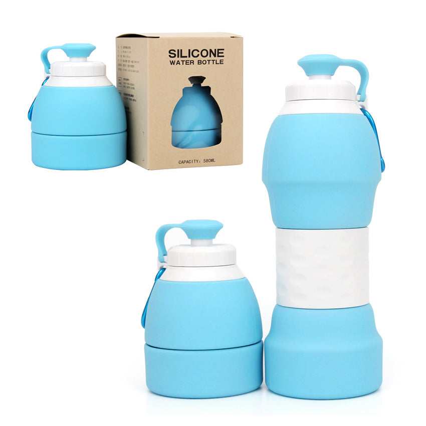 Silicone Folding Water Bottle – Lightweight, Portable & Reusable