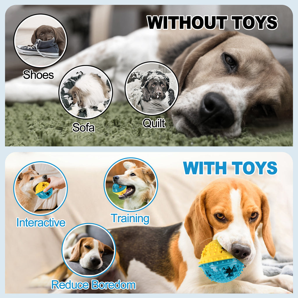 Dog Chew Treat Sound Ball