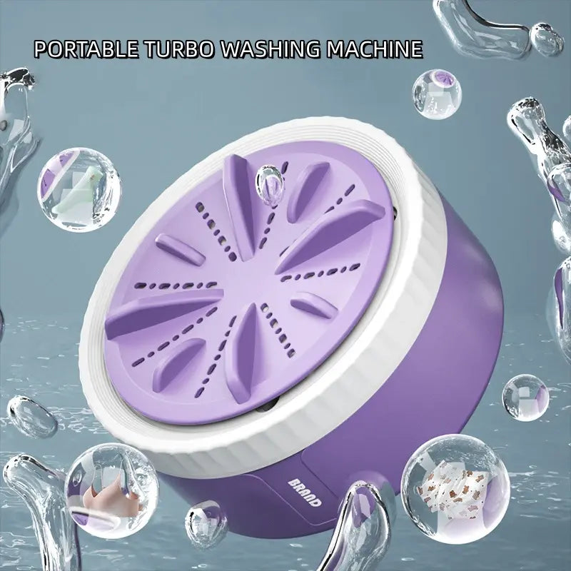 Mini Portable Laundry Washing Machine for Small Loads & Quick Wash