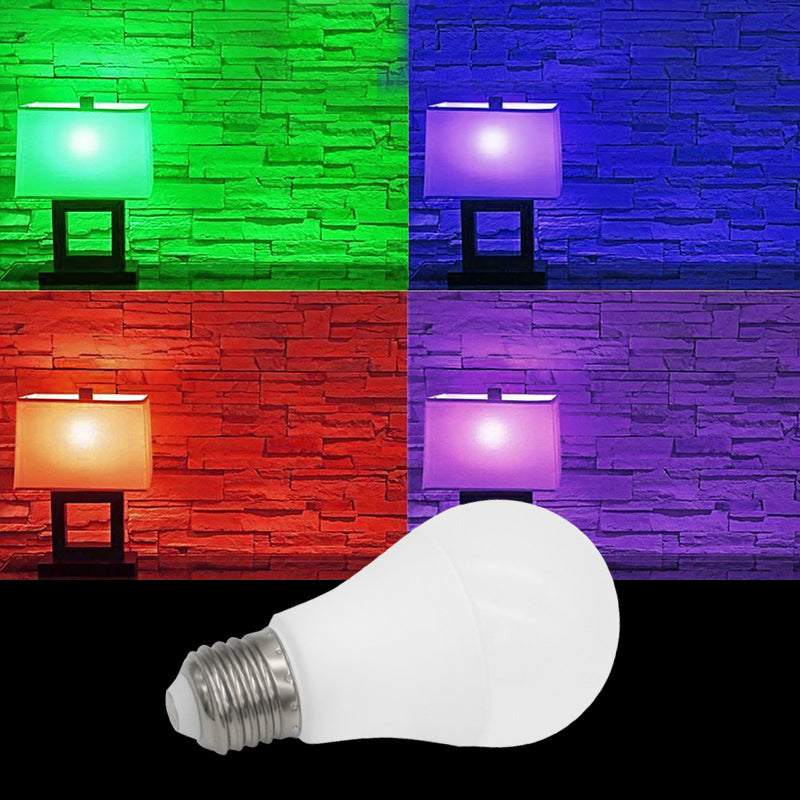 Color-Changing LED Bulb – 16 Colors, Remote Controlled, Indoor Smart Dimming