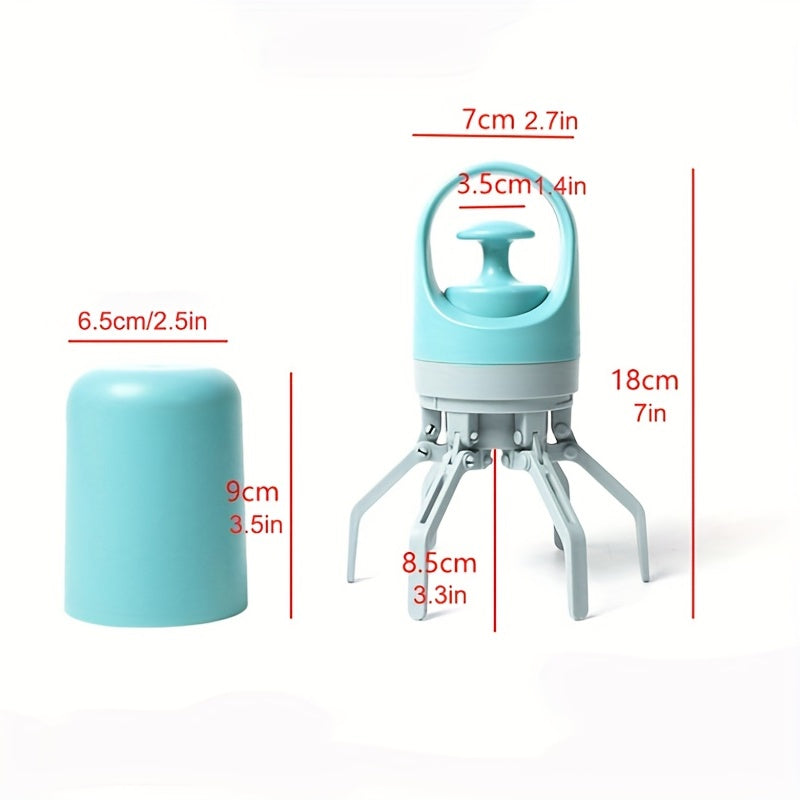 Sanitary Dog Waste Scooper – Portable Poop Picker with Built-In Bag Dispenser
