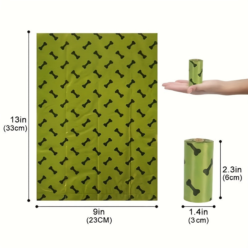 Biodegradable Dog Waste Bags with Dispenser – Leak-Proof Thickened Poop Bags
