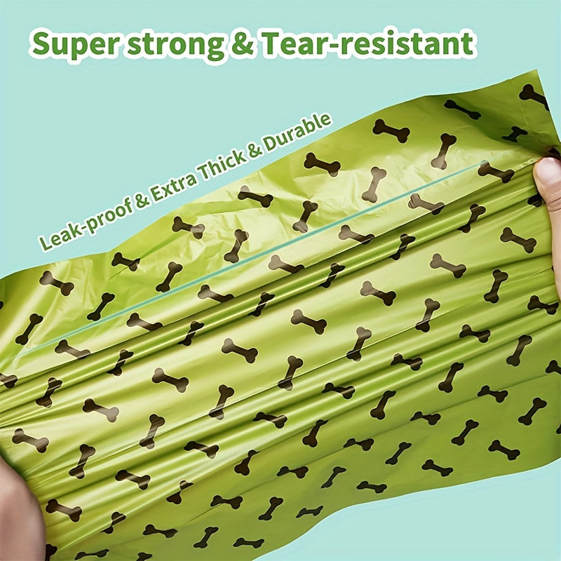 Biodegradable Dog Waste Bags with Dispenser – Leak-Proof Thickened Poop Bags
