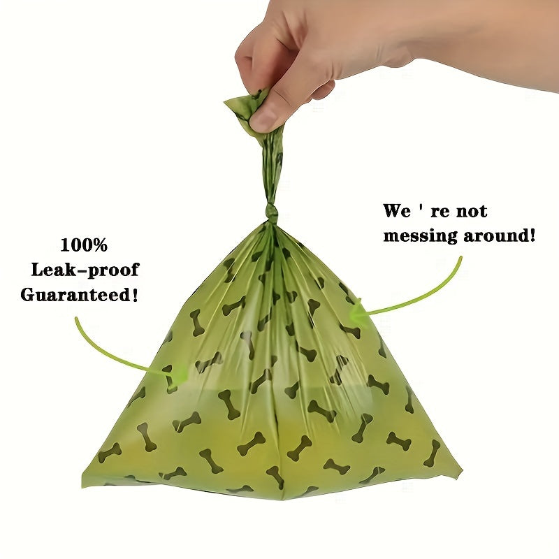 Biodegradable Dog Waste Bags with Dispenser – Leak-Proof Thickened Poop Bags