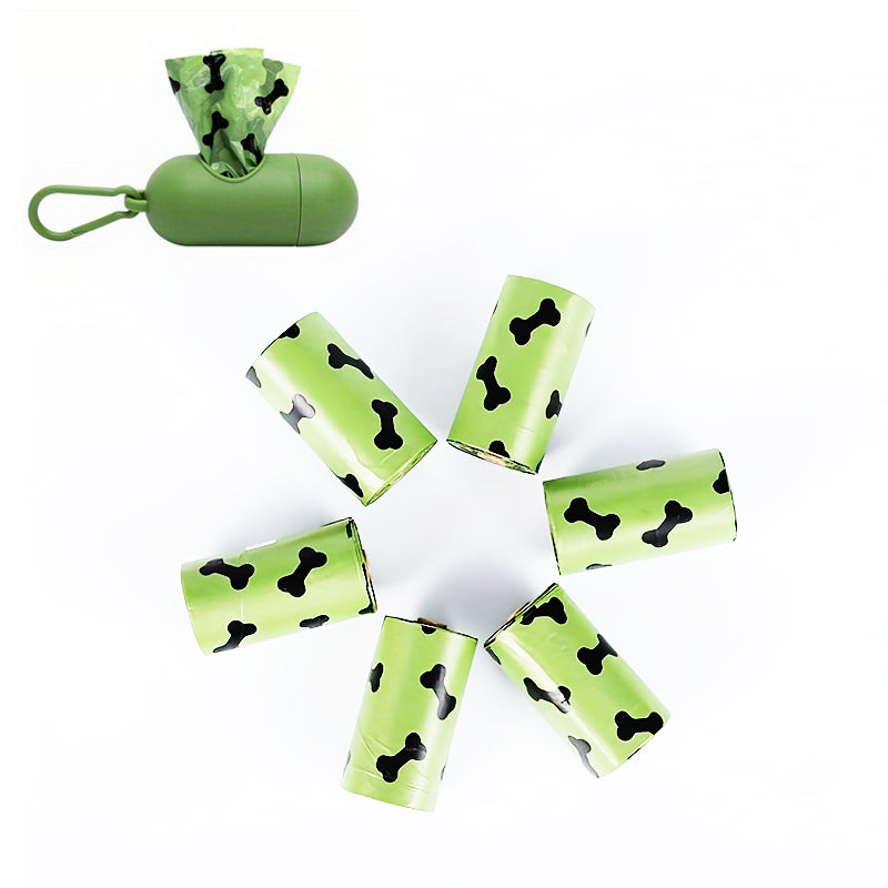 Biodegradable Dog Waste Bags with Dispenser – Leak-Proof Thickened Poop Bags