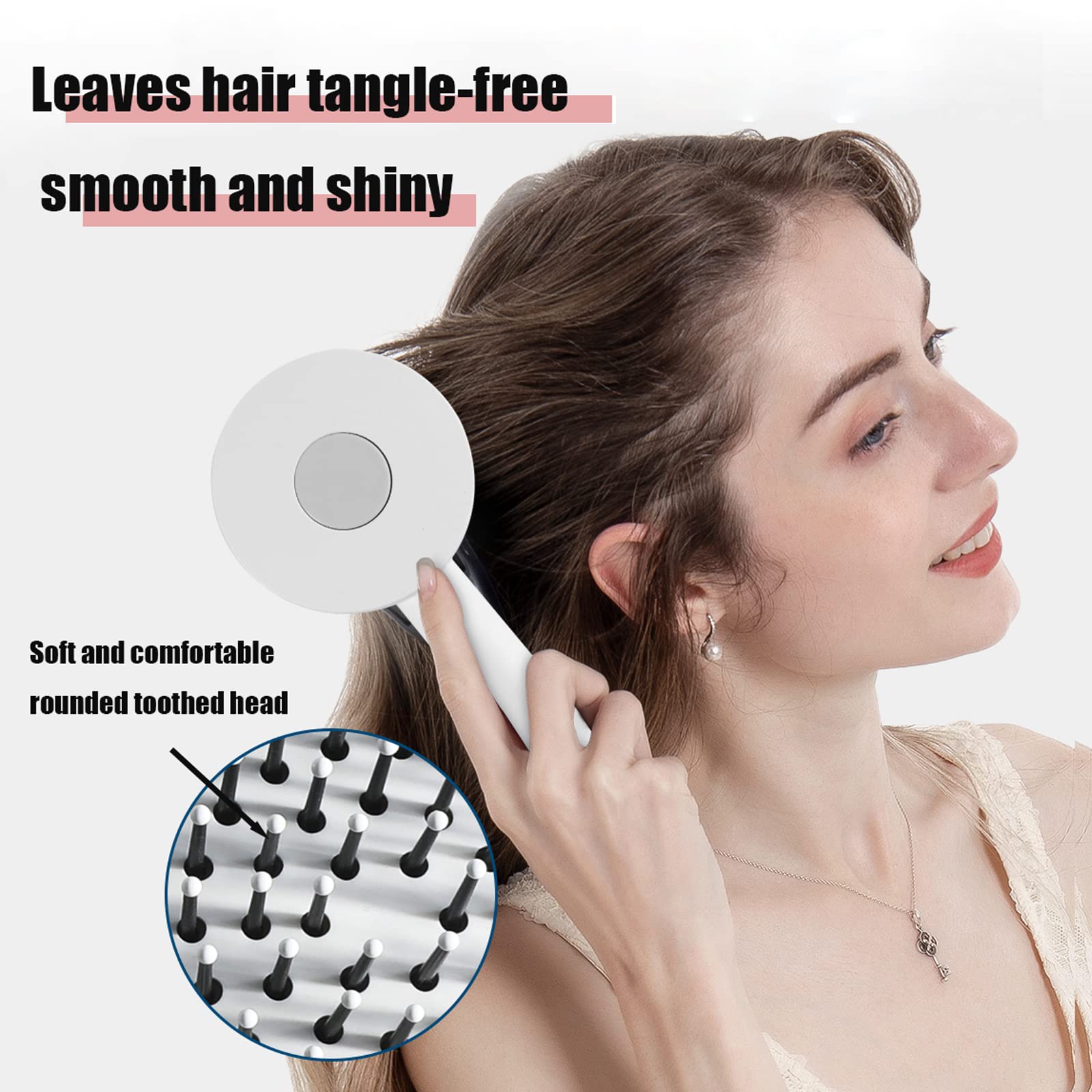 Self-Cleaning Airbag Hair Brush