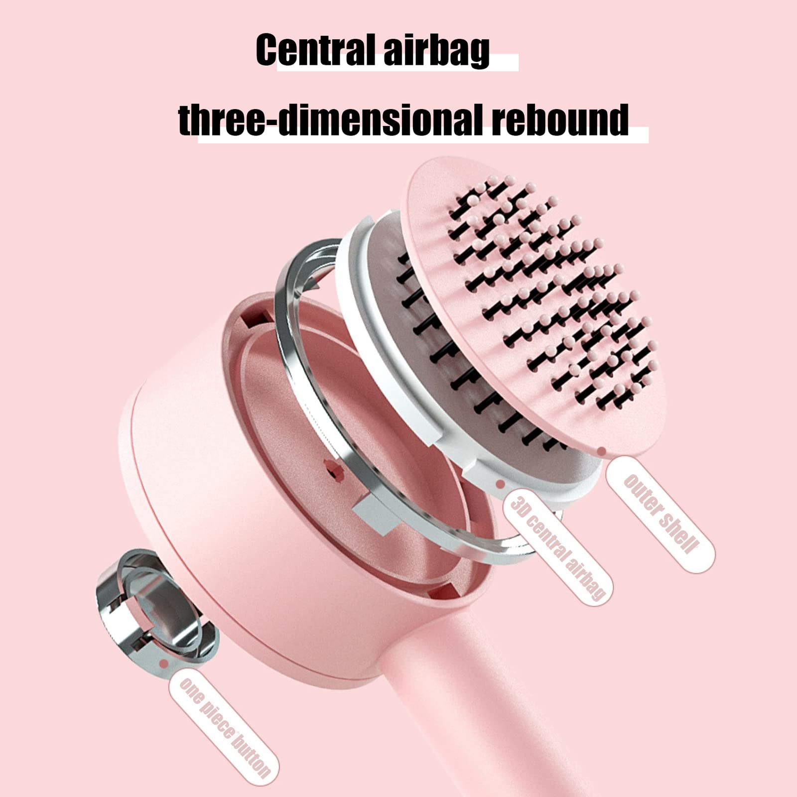 Self-Cleaning Airbag Hair Brush