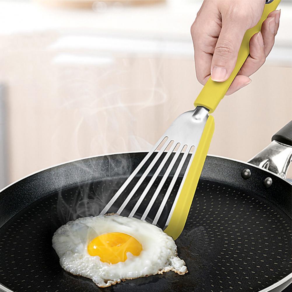 Silicone Fish Spatula – Thin Slotted Turner for Fish, Eggs & Pancakes (Nonstick-Safe)