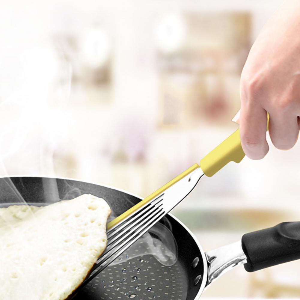 Silicone Fish Spatula – Thin Slotted Turner for Fish, Eggs & Pancakes (Nonstick-Safe)