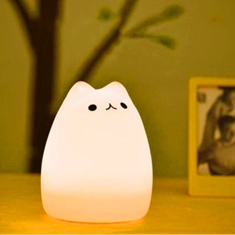 LED Touch Sensor Night Light – Silicone Lamp for Kids’ Bedroom