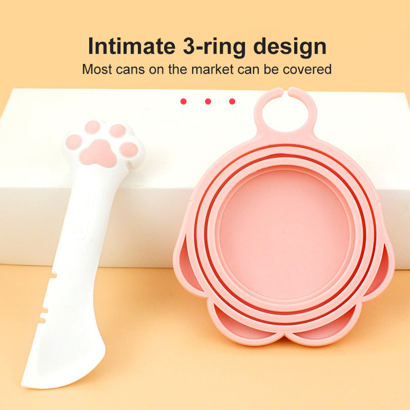 Multifunction Pet Food Spoon & Can Opener – Dog & Cat Feeding Scoop for Wet & Dry Food
