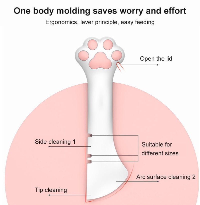 Multifunction Pet Food Spoon & Can Opener – Dog & Cat Feeding Scoop for Wet & Dry Food