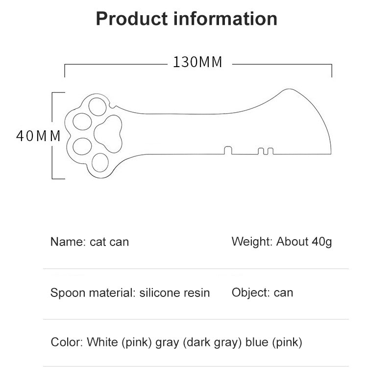 Multifunction Pet Food Spoon & Can Opener – Dog & Cat Feeding Scoop for Wet & Dry Food