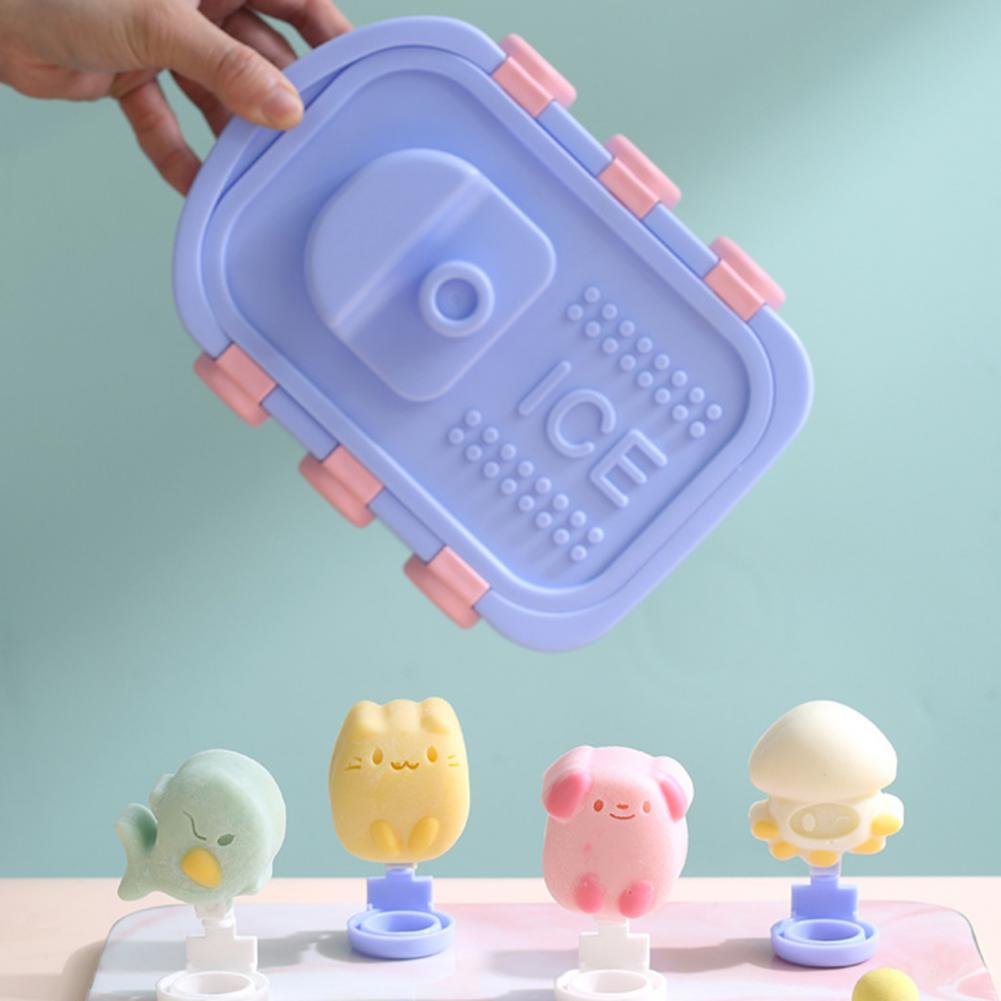Premium Silicone Ice Maker Tray – Flexible Grid Cavity Ice Mold