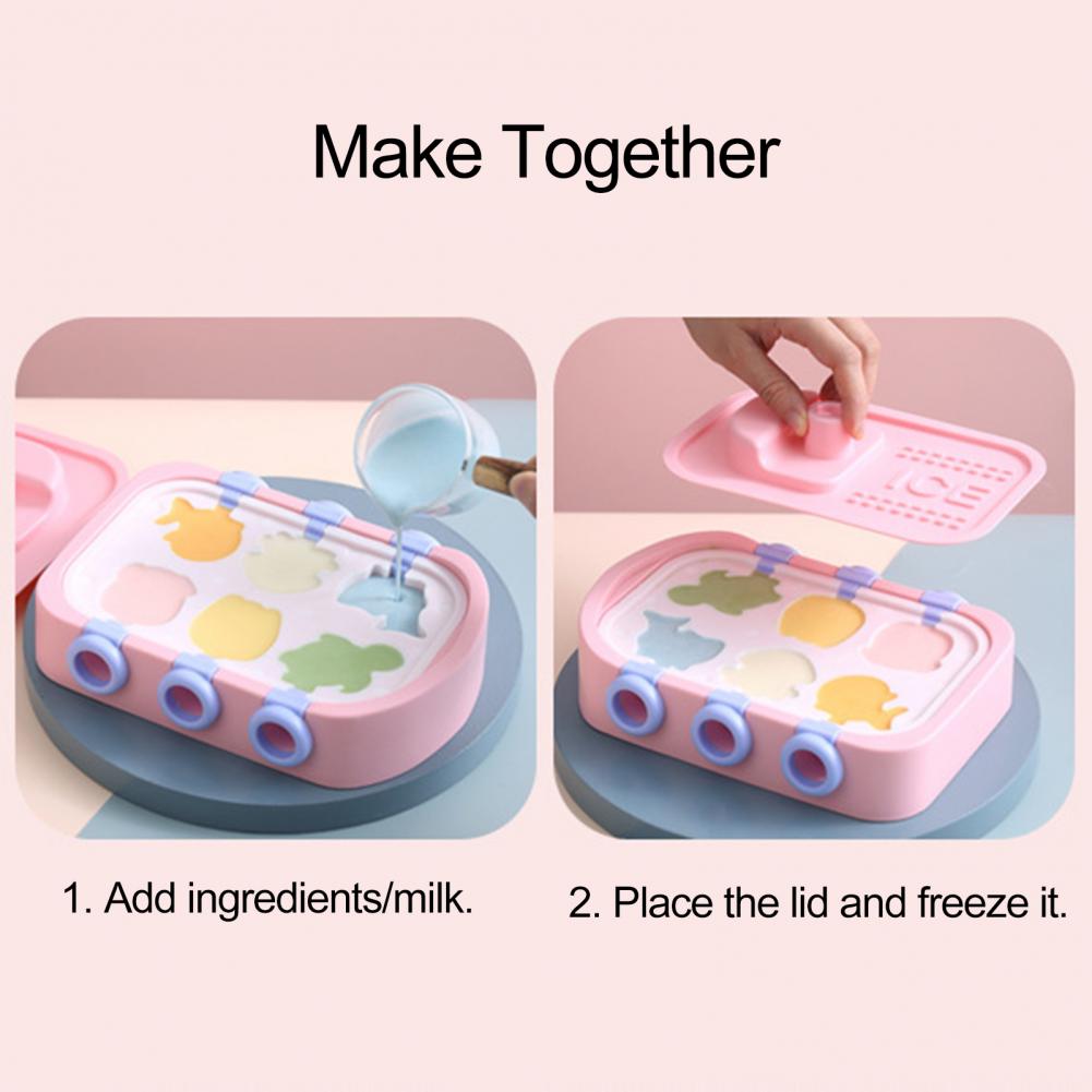 Premium Silicone Ice Maker Tray – Flexible Grid Cavity Ice Mold