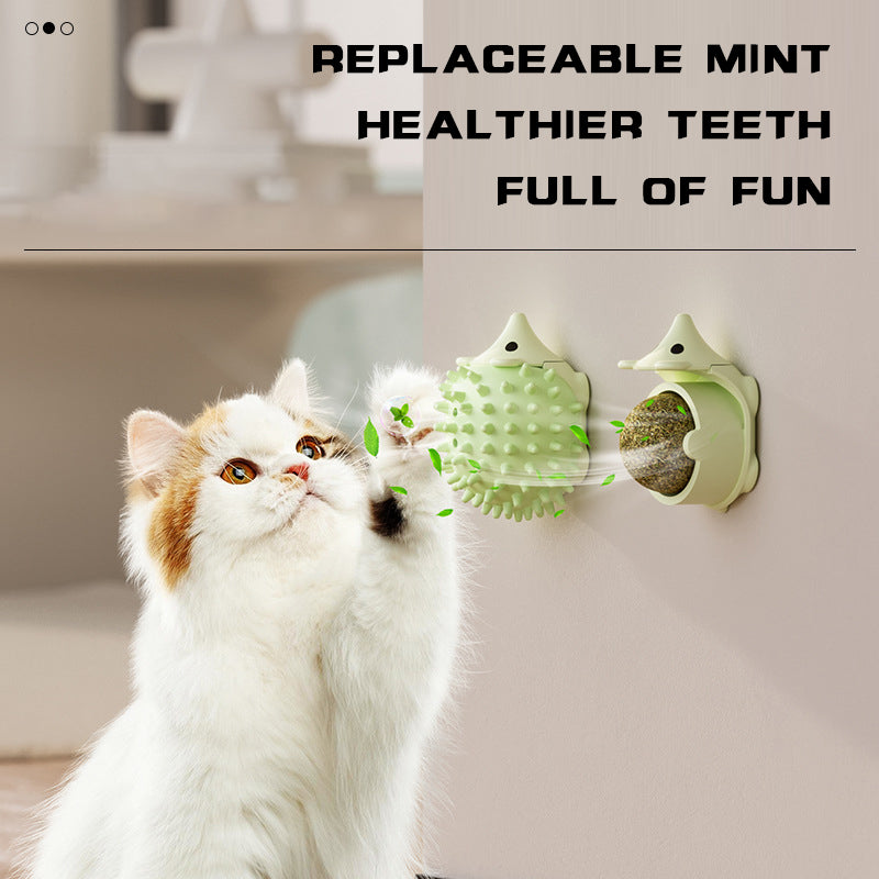 Wall Corner Pet Grooming Brush – Cat & Dog Self Scratcher