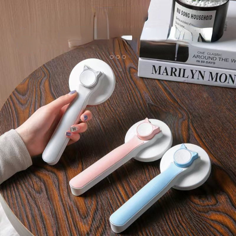 Pet Grooming Brush with One-Button Hair Release – For Long & Short Coats