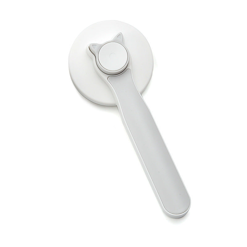 Pet Grooming Brush with One-Button Hair Release – For Long & Short Coats