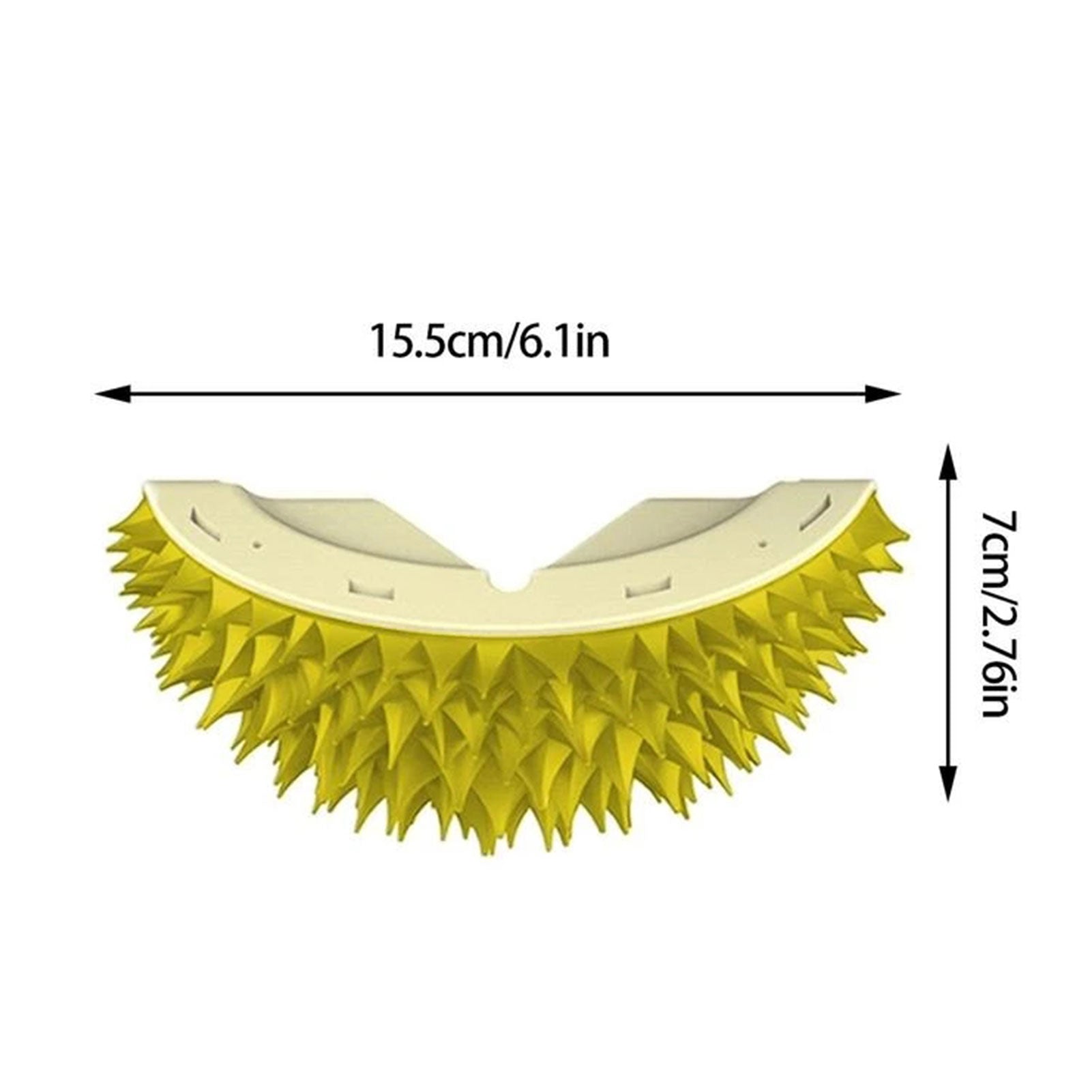 Cat Wall Groomer Scratcher – Durian Massage Brush for Self-Grooming & Play