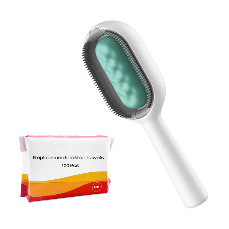 Cat Hair Brush with Water – Sticky Double-Sided Grooming Comb for Cats & Dogs