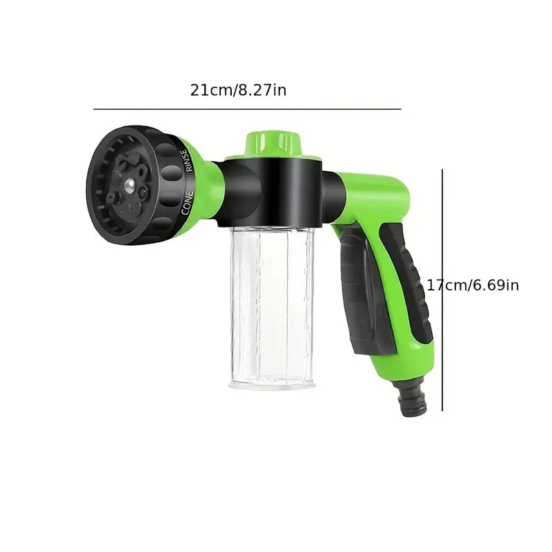 Pet Shower Sprayer with Brush – High-Pressure Dog Bath & Grooming Tool