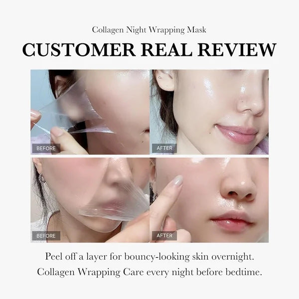 Face Night Mask with Collagen – Deep Hydration & Skin Elasticity Care