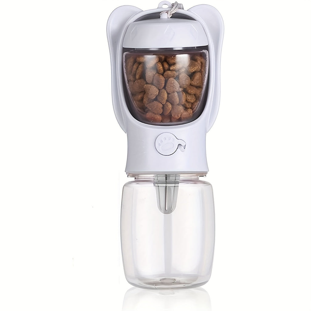 Portable Dog Water Bottle & Food Container – Leak-Proof Travel Dispenser for Pets