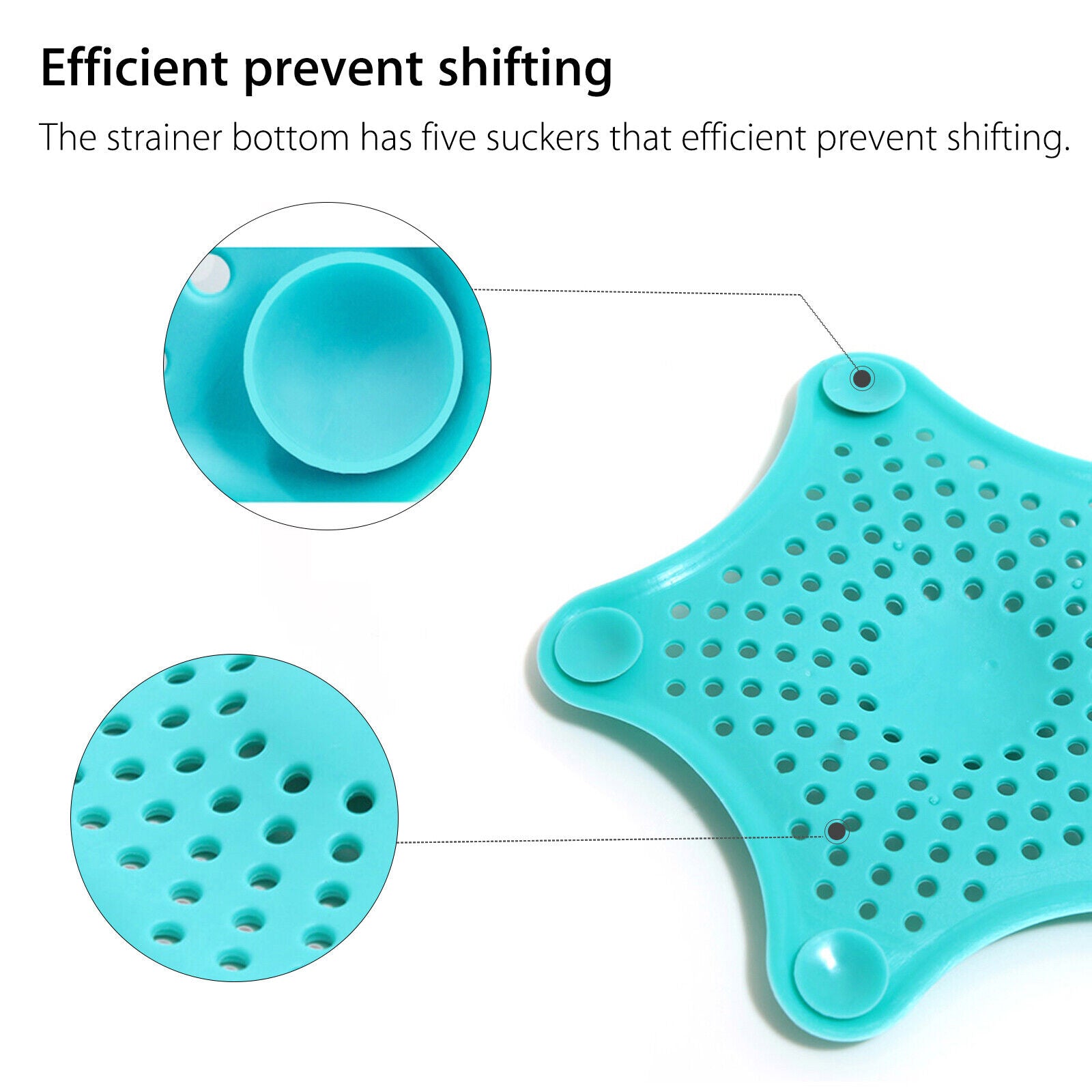 Premium Silicone Starfish Drain Filters (3PCS) – Anti-Clog Hair Catcher Set
