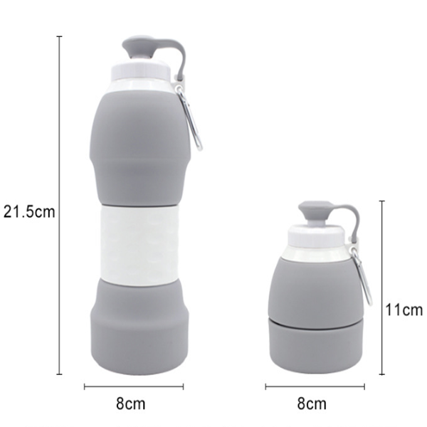 Silicone Folding Water Bottle – Lightweight, Portable & Reusable