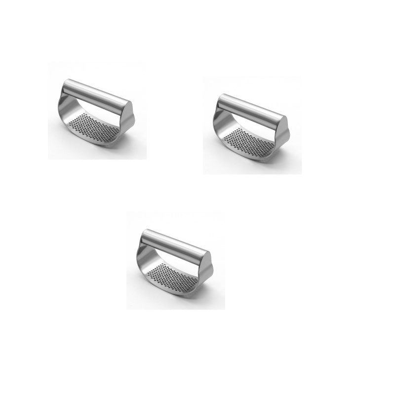 Premium Stainless Steel Garlic Press – Manual Rocker Crusher for Garlic & Ginger