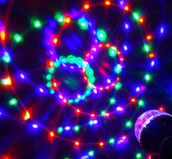 LED Colorful Lights Rotating Magic Ball Lights Atmosphere Lights