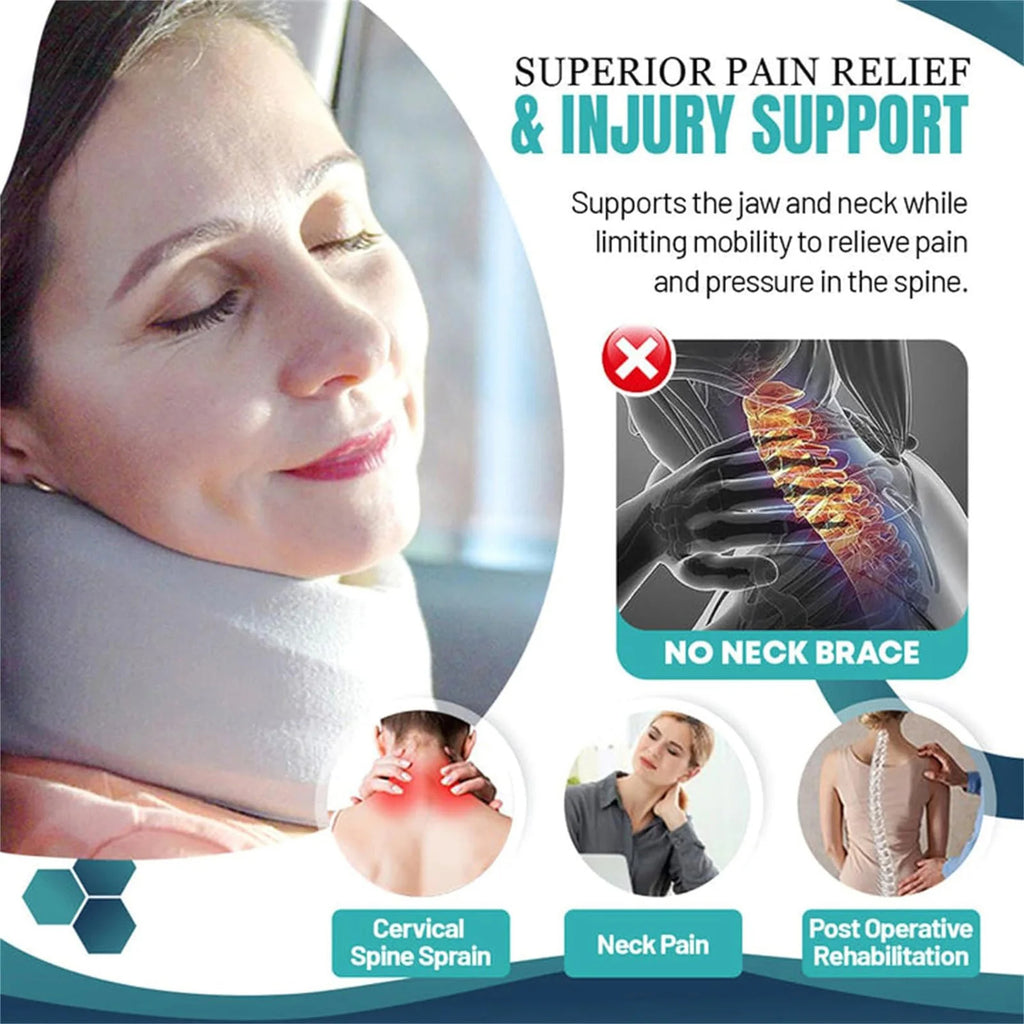 Adjustable Soft Neck Support Brace – Cervical Collar