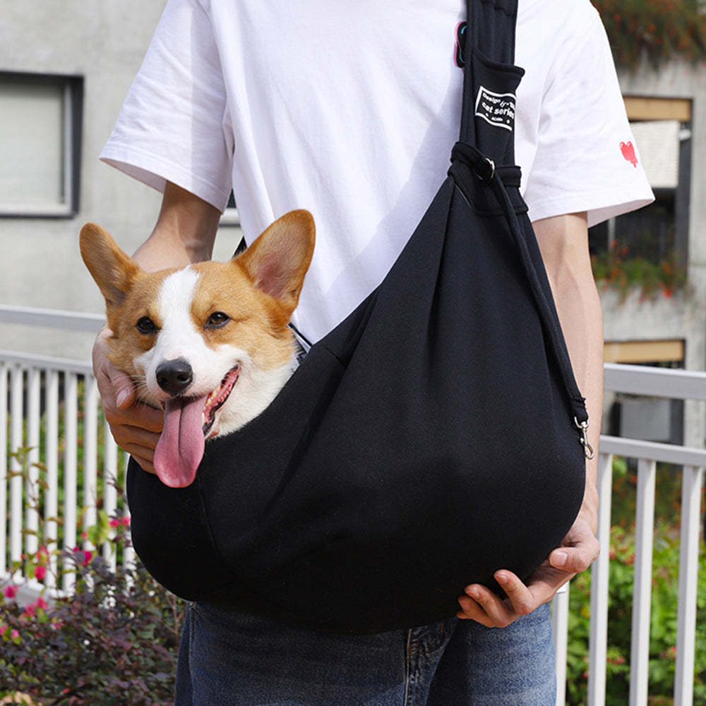 Pet Sling Carrier Bag – Comfortable Single-Shoulder Travel Carrier for Dogs & Cats