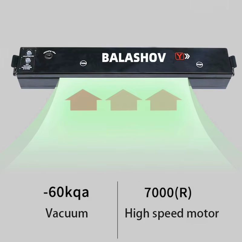 Food Vacuum Packing Machine for Home Use, EU Plug, Includes 10 Vacuum Bags