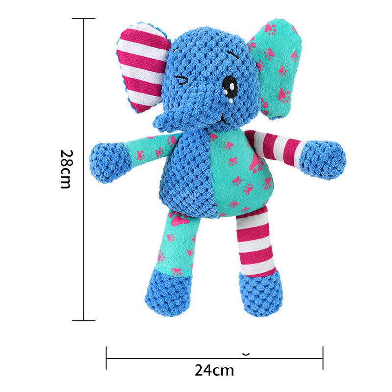 Interactive Plush Dog Toy for Aggressive Chewers