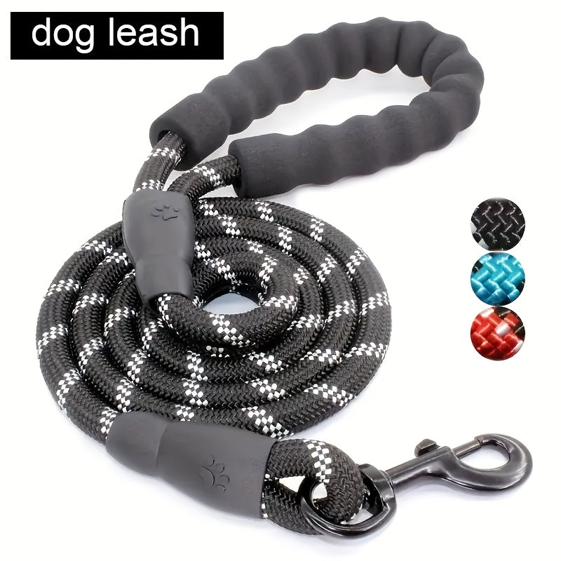 Hands-Free Elastic Dog Leash – Reflective Running & Jogging Lead with Padded Handle